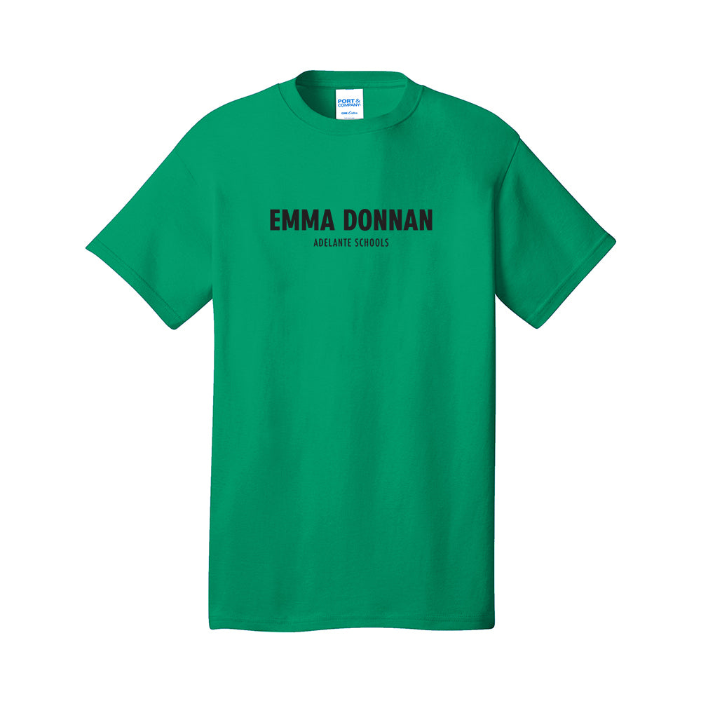 Emma Donan - Black Text - Port & Company - Core Cotton Tee