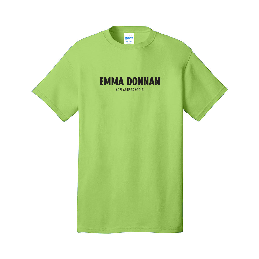 Emma Donan - Black Text - Port & Company - Core Cotton Tee