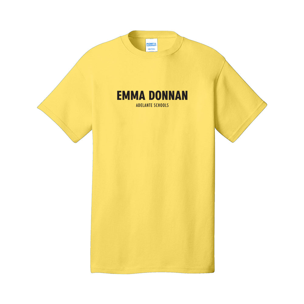 Emma Donan - Black Text - Port & Company - Core Cotton Tee