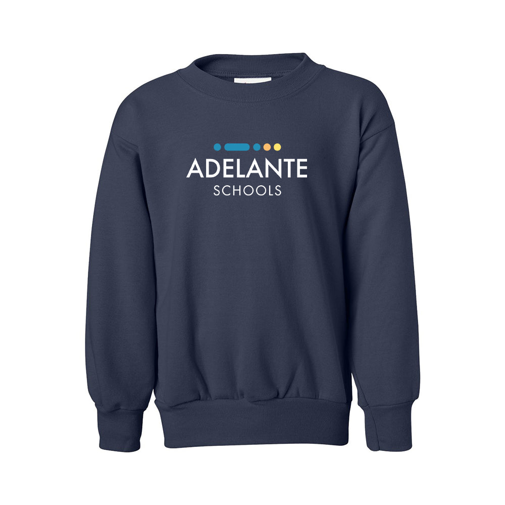 Youth - Hanes EcoSmart Crewneck Sweatshirt (Adelante)