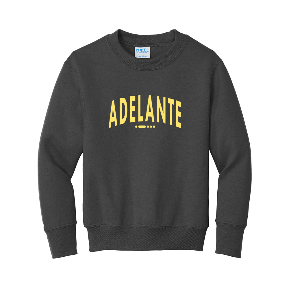Adelante - Port & Company Youth Core Fleece Crewneck Sweatshirt