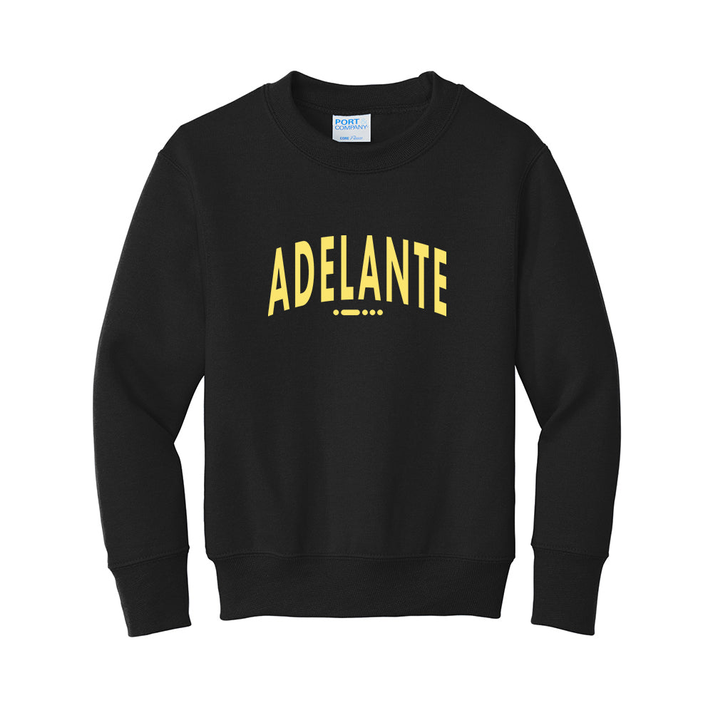 Adelante - Port & Company Youth Core Fleece Crewneck Sweatshirt