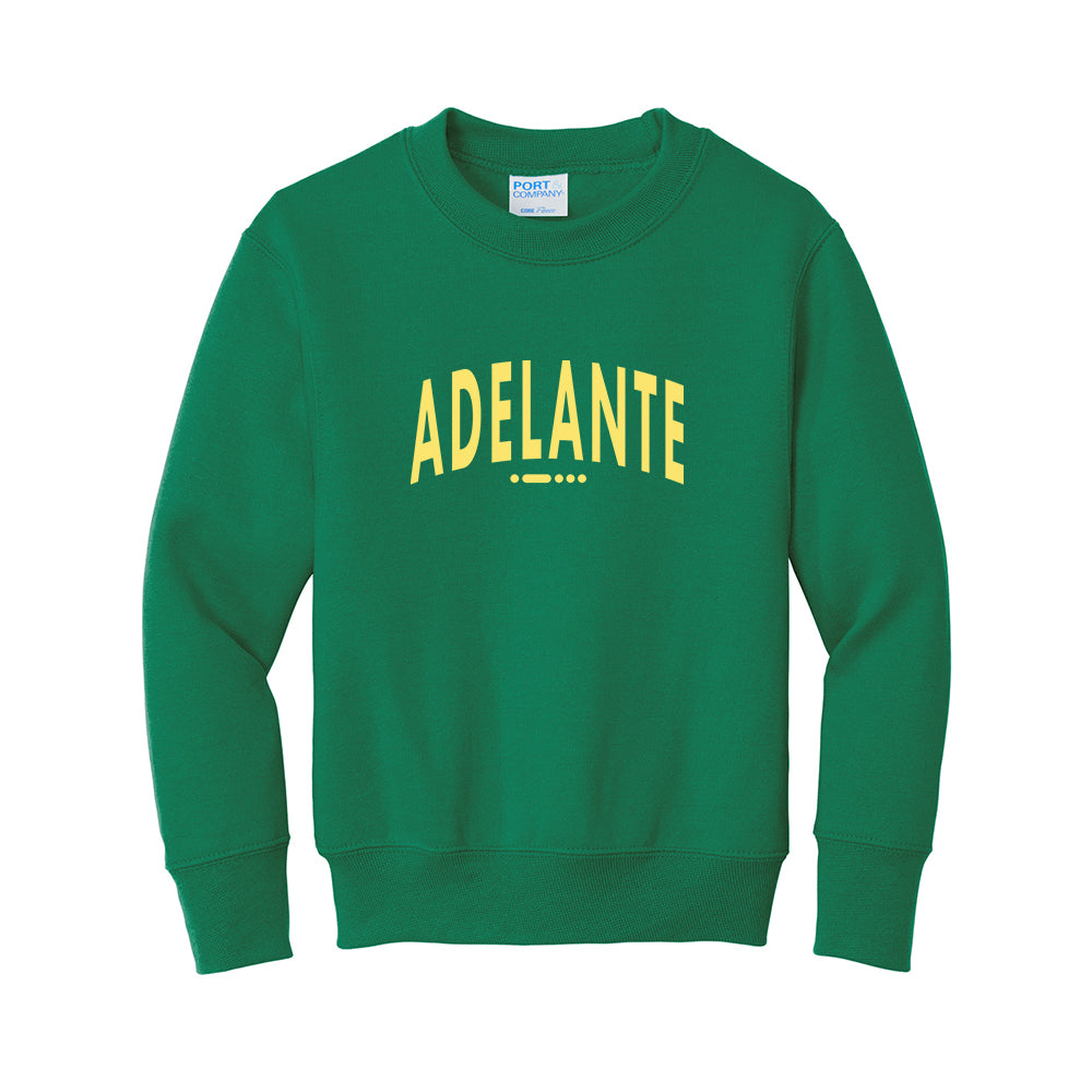 Adelante - Port & Company Youth Core Fleece Crewneck Sweatshirt