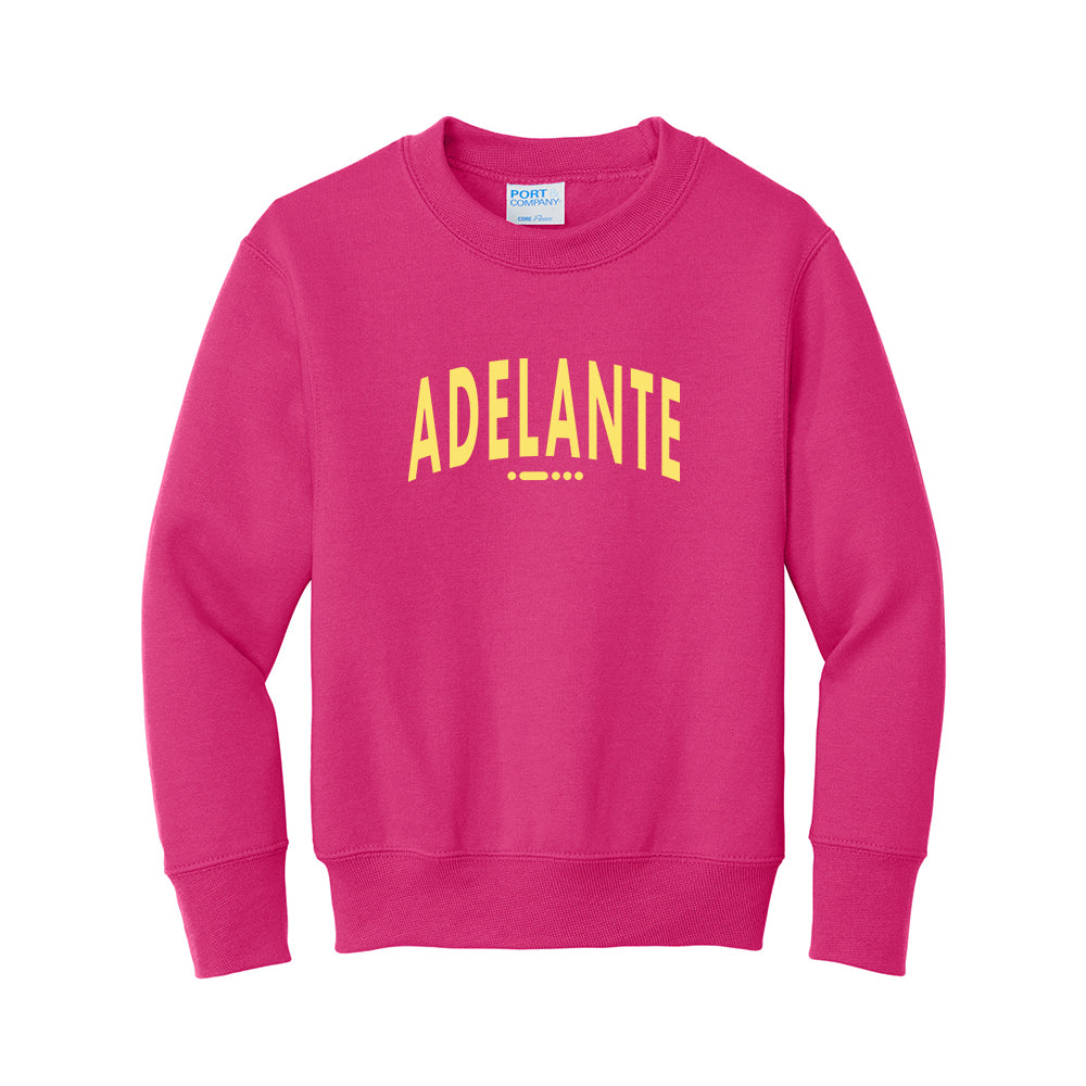 Adelante - Port & Company Youth Core Fleece Crewneck Sweatshirt