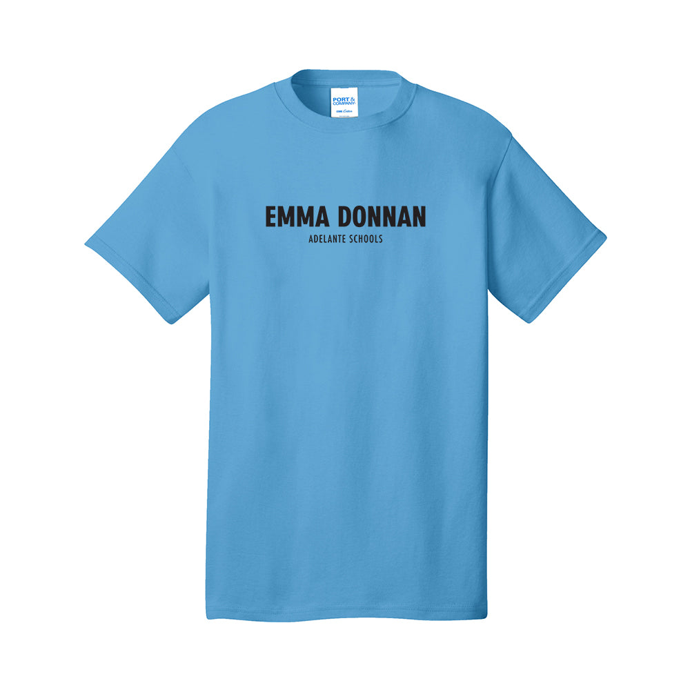 Emma Donan - Black Text - Port & Company - Core Cotton Tee