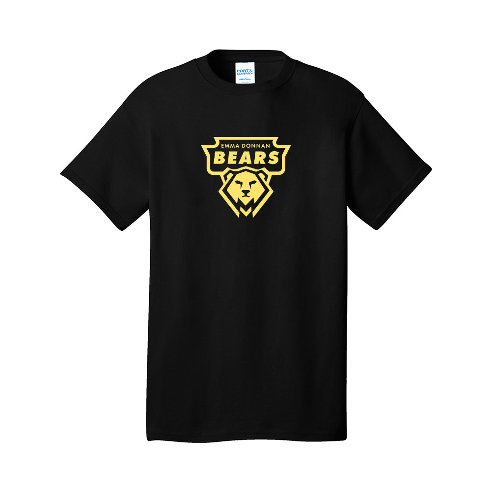 Adult - Port & Company Core Cotton Tee (Donnan Bear)
