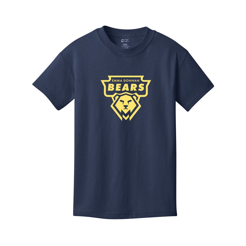 Youth - Port & Company Youth Core Cotton Tee (Donnan Bear)