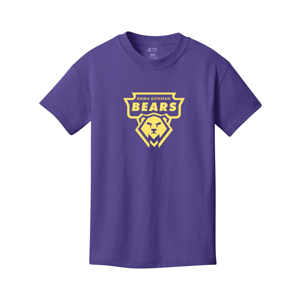 Youth - Port & Company Youth Core Cotton Tee (Donnan Bear)