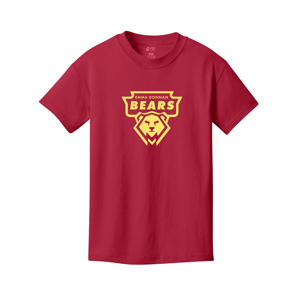 Youth - Port & Company Youth Core Cotton Tee (Donnan Bear)
