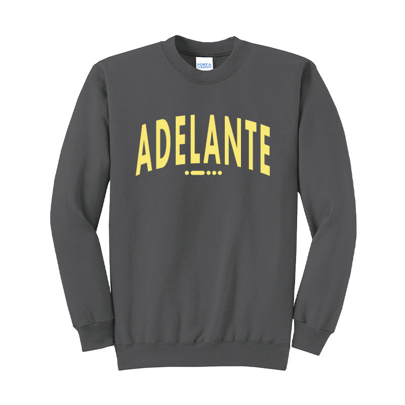 Adult - Port & Company Core Fleece Crewneck Sweatshirt (Adelante - Arch)