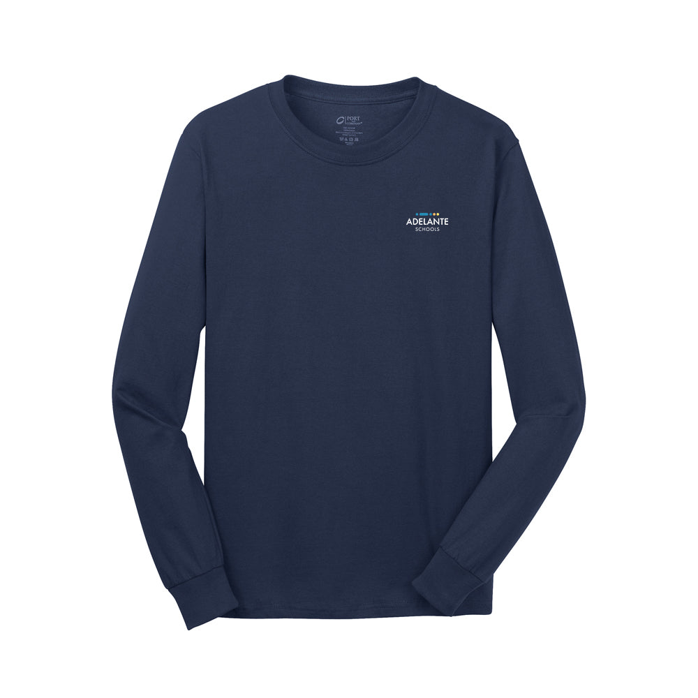 Adult - Port & Company Long Sleeve Core Cotton Tee (Adelante)