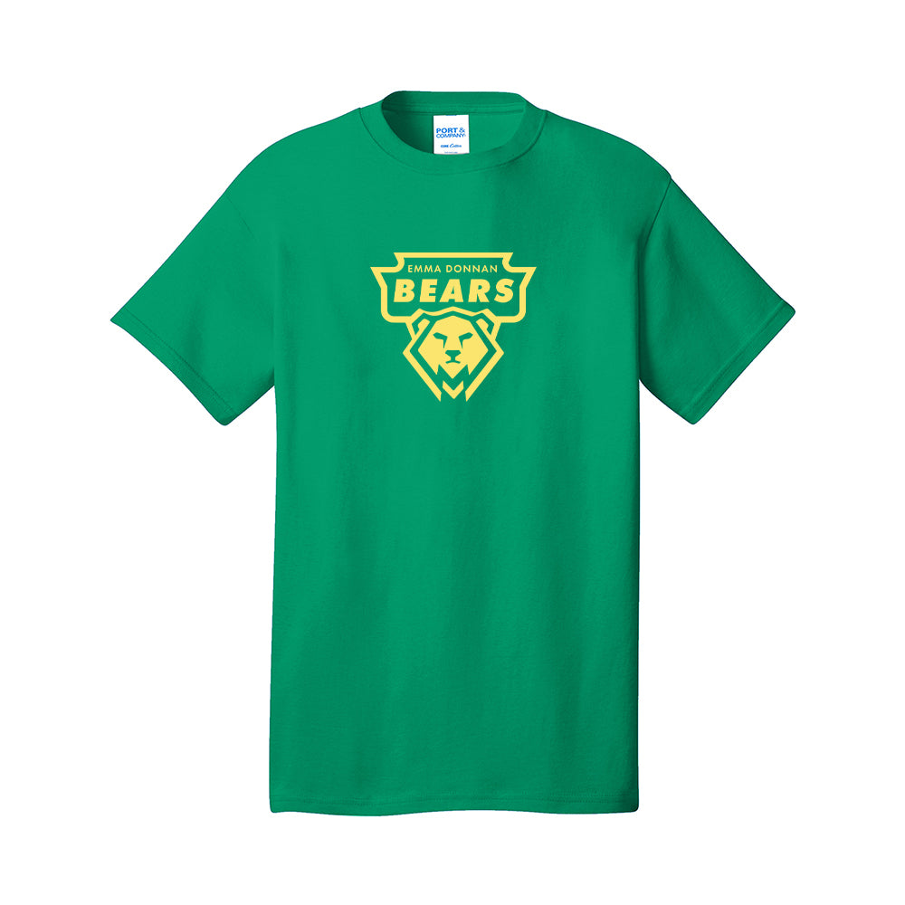 Adult - Port & Company Core Cotton Tee (Donnan Bear)