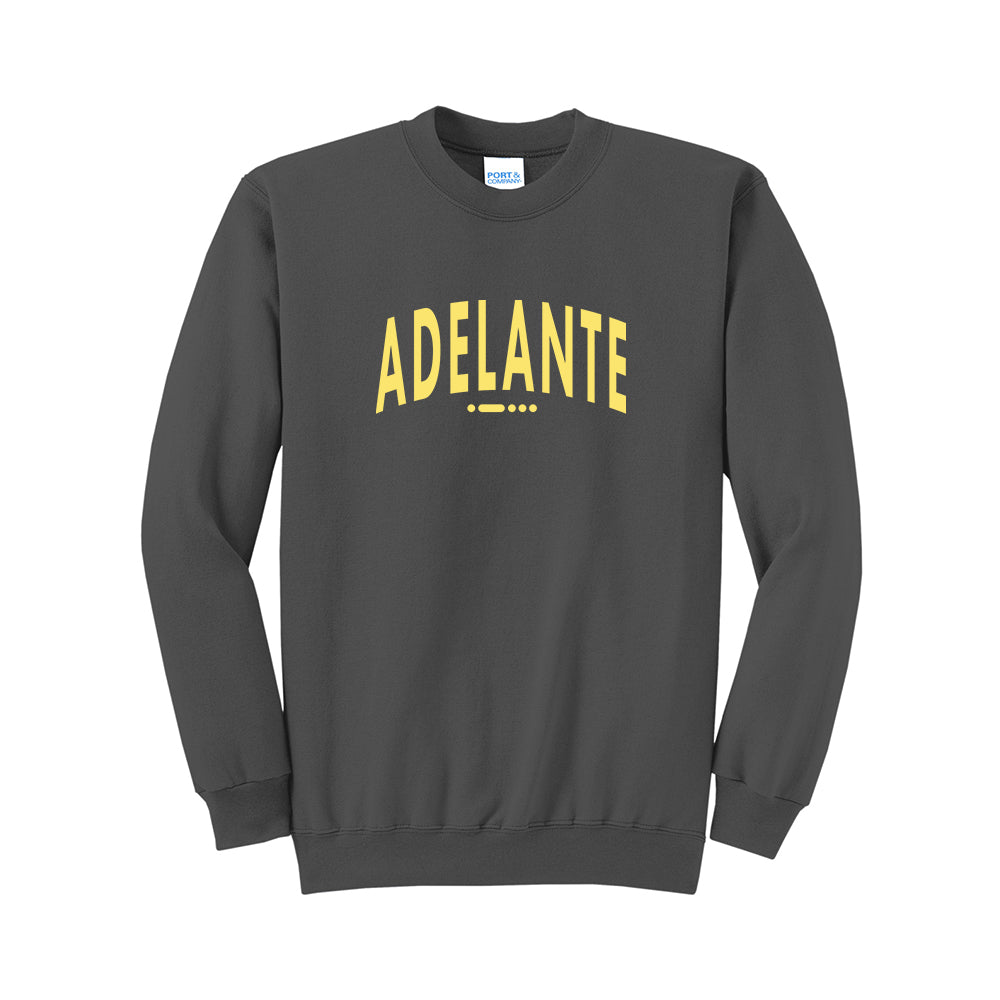 Adult - Port & Company Core Fleece Crewneck Sweatshirt (Adelante - Arch)