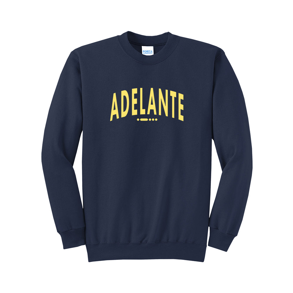 Adult - Port & Company Core Fleece Crewneck Sweatshirt (Adelante - Arch)