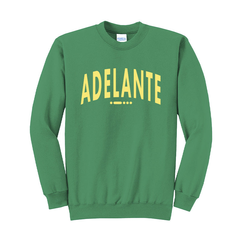 Adult - Port & Company Core Fleece Crewneck Sweatshirt (Adelante - Arch)