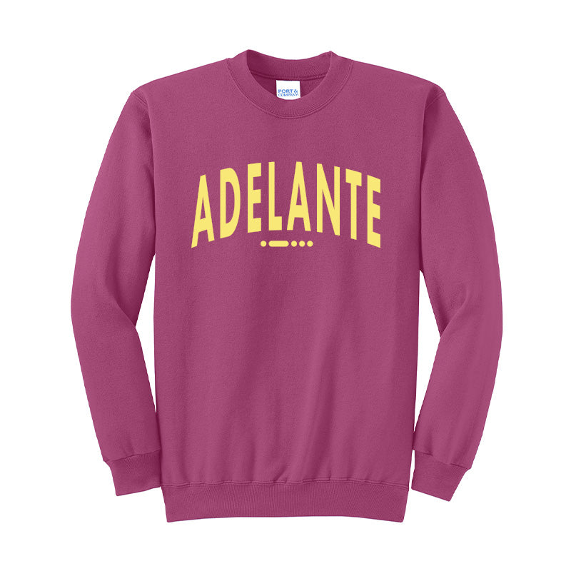 Adult - Port & Company Core Fleece Crewneck Sweatshirt (Adelante - Arch)
