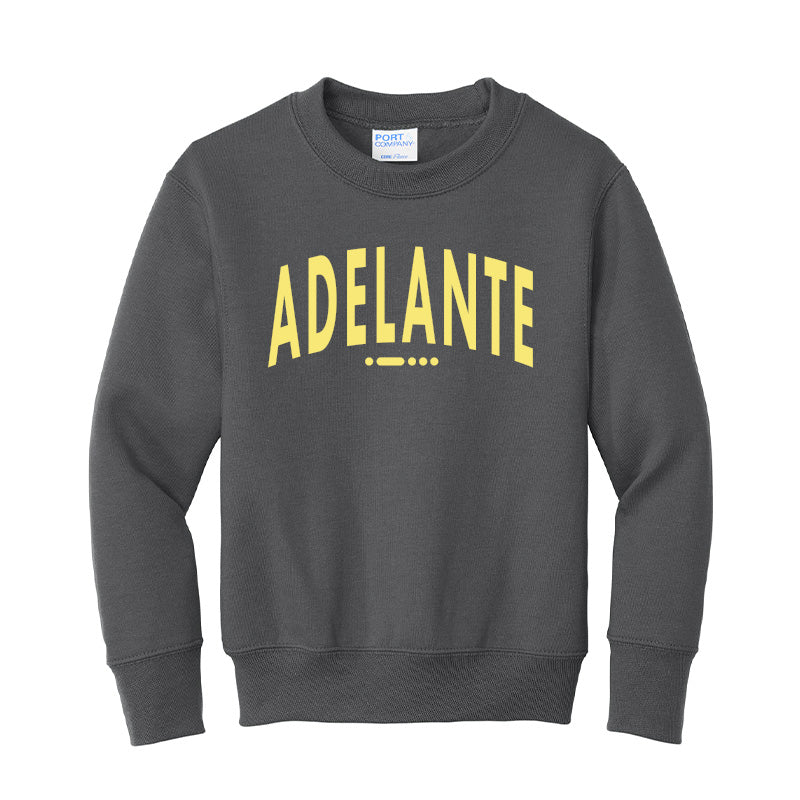 Youth - Port & Company Youth Core Fleece Crewneck Sweatshirt (Adelante - Arch)