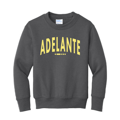 Youth - Port & Company Youth Core Fleece Crewneck Sweatshirt (Adelante - Arch)