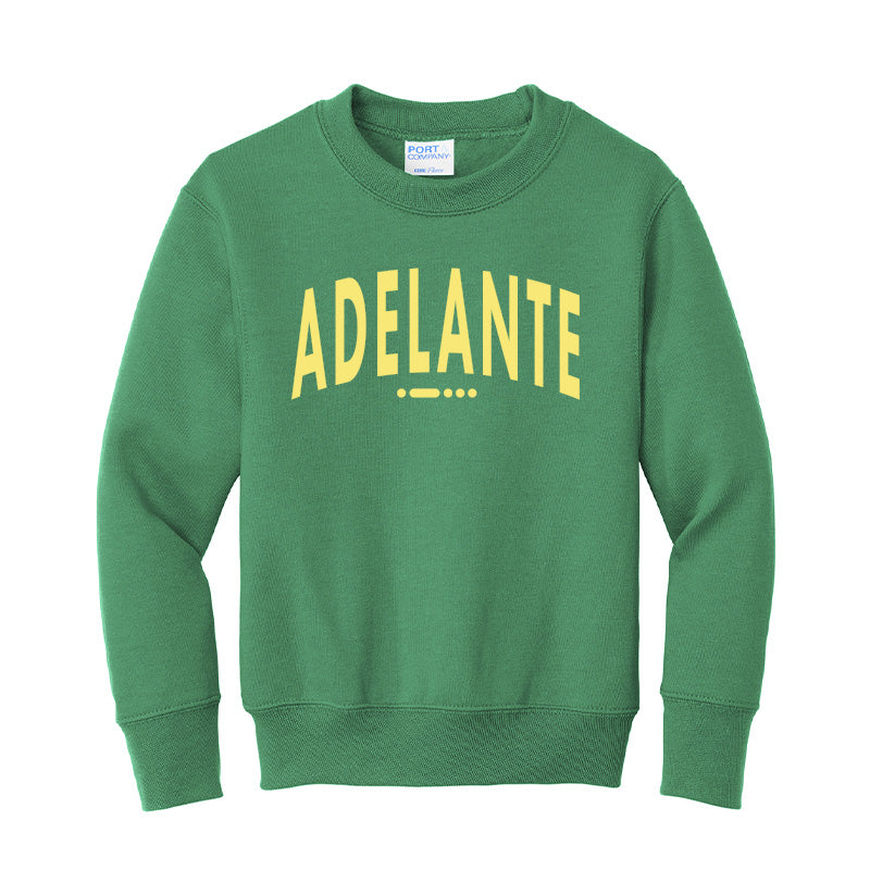 Youth - Port & Company Youth Core Fleece Crewneck Sweatshirt (Adelante - Arch)