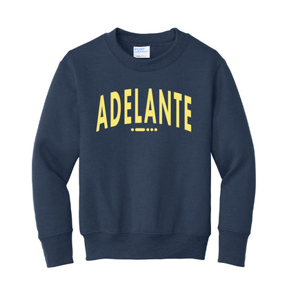 Youth - Port & Company Youth Core Fleece Crewneck Sweatshirt (Adelante - Arch)