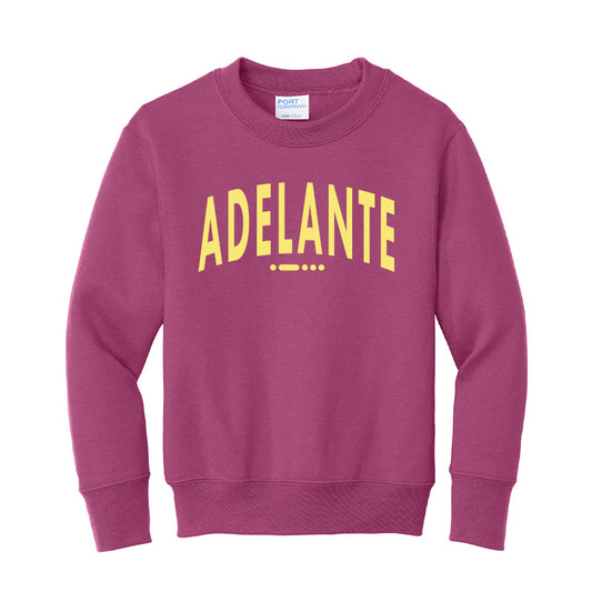Youth - Port & Company Youth Core Fleece Crewneck Sweatshirt (Adelante - Arch)